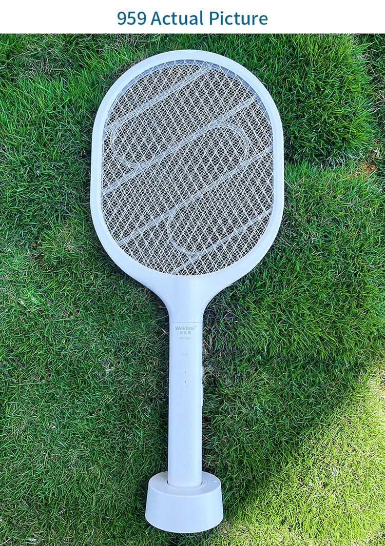 Weidasi WD-979 Electric Fly Mosquitoes Bat Insect Racket With LED Light